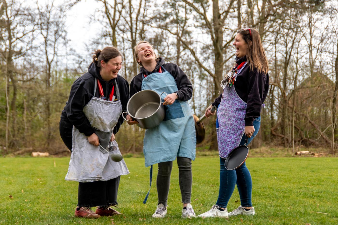 Koken op kamp